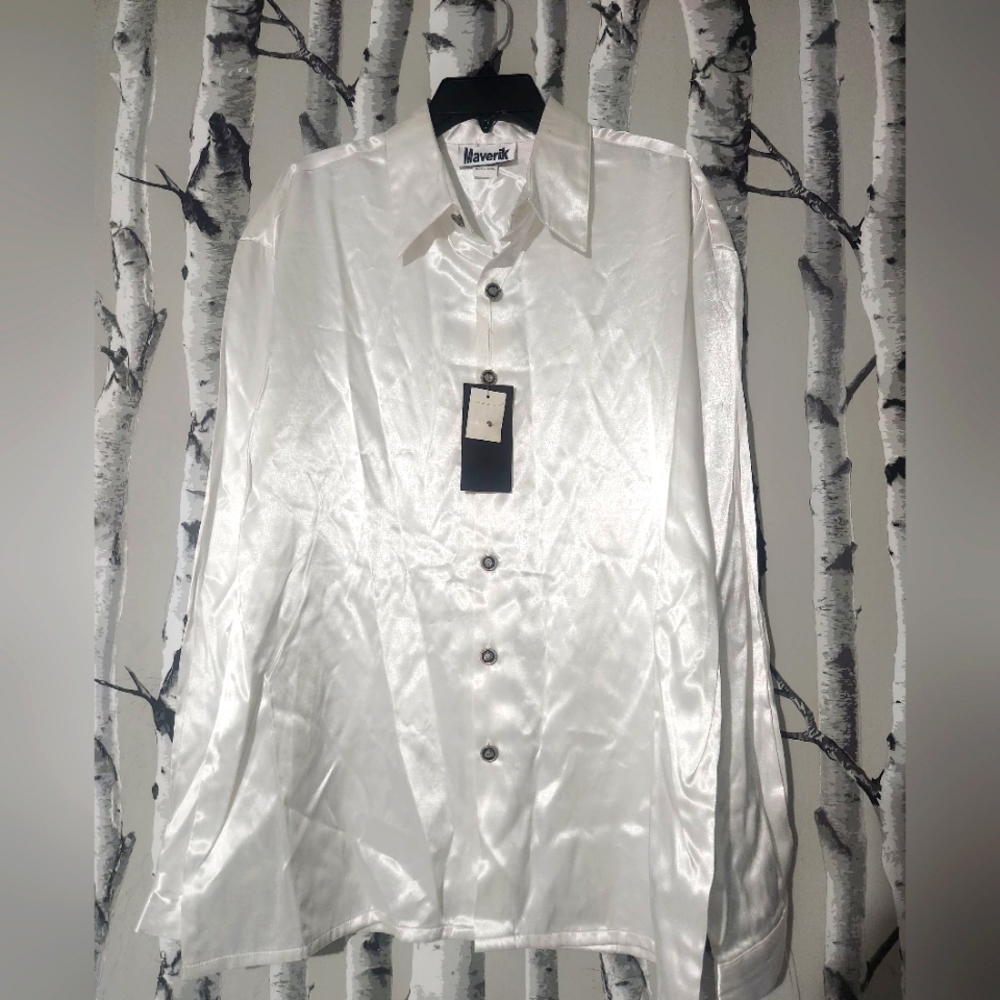 Maverick Mens Silk Polo Size L